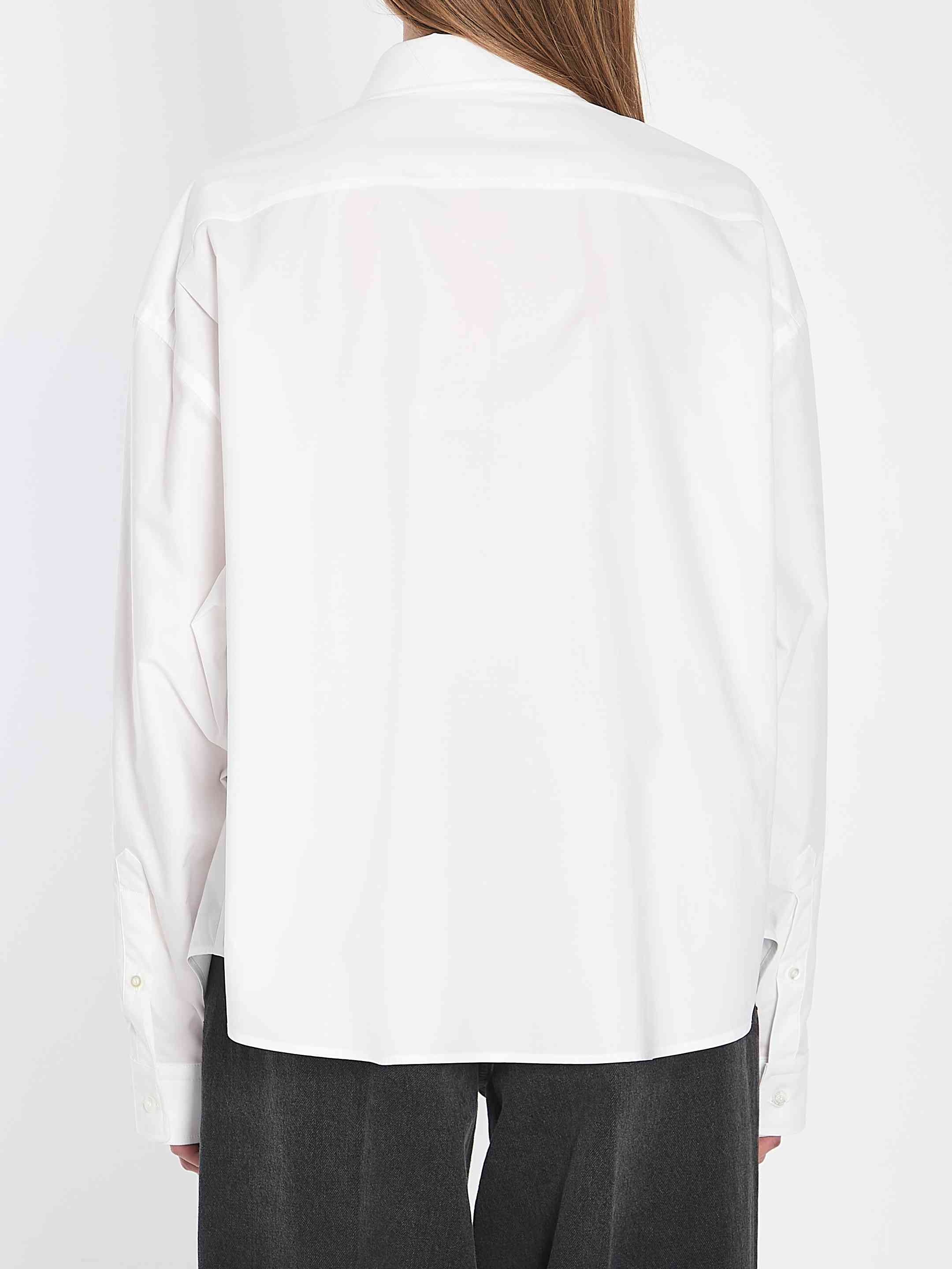 Balenciaga Women Poplin Shirt - 4