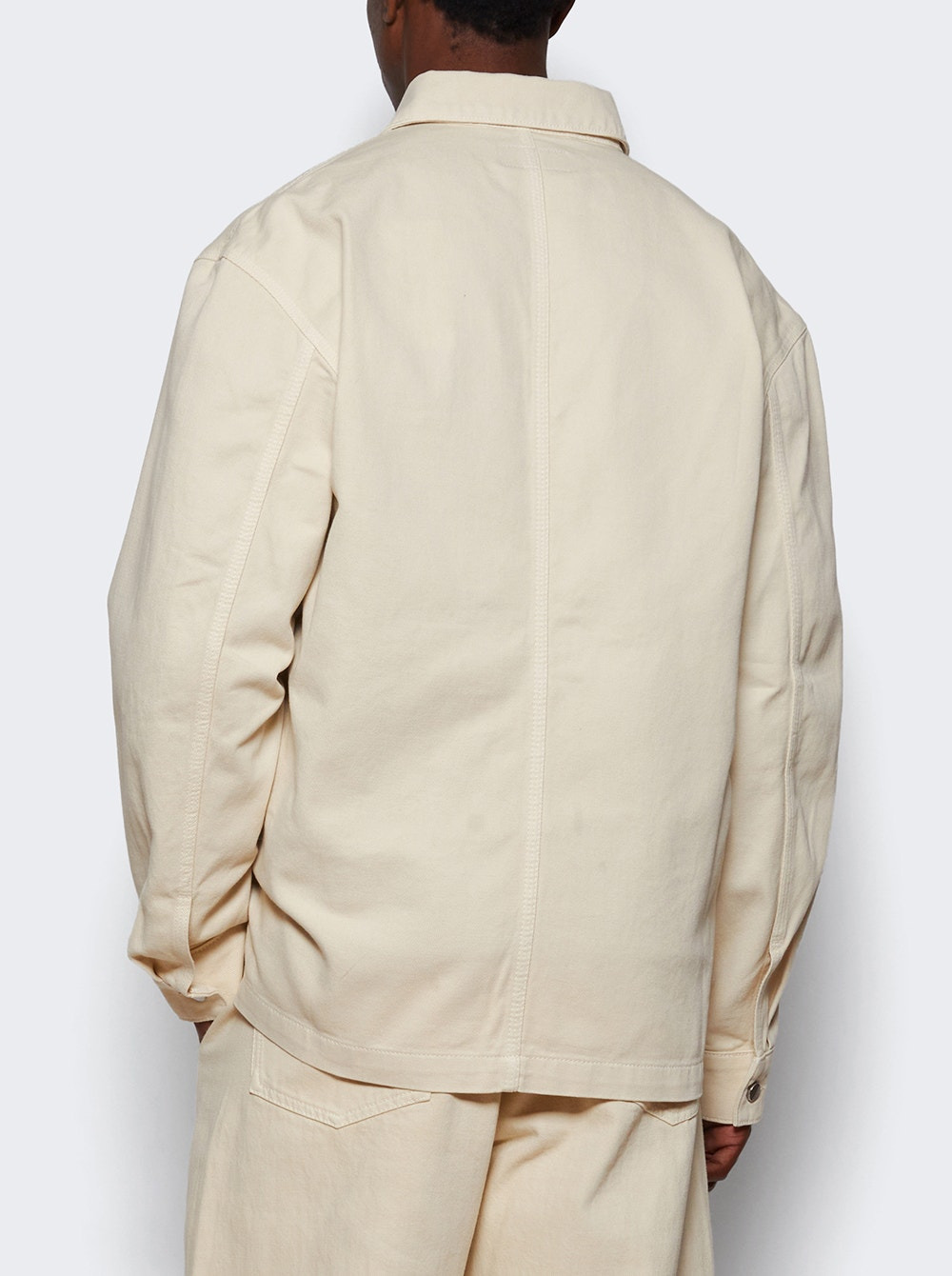 Workwear Overshirt Denim Snow Clay - 4