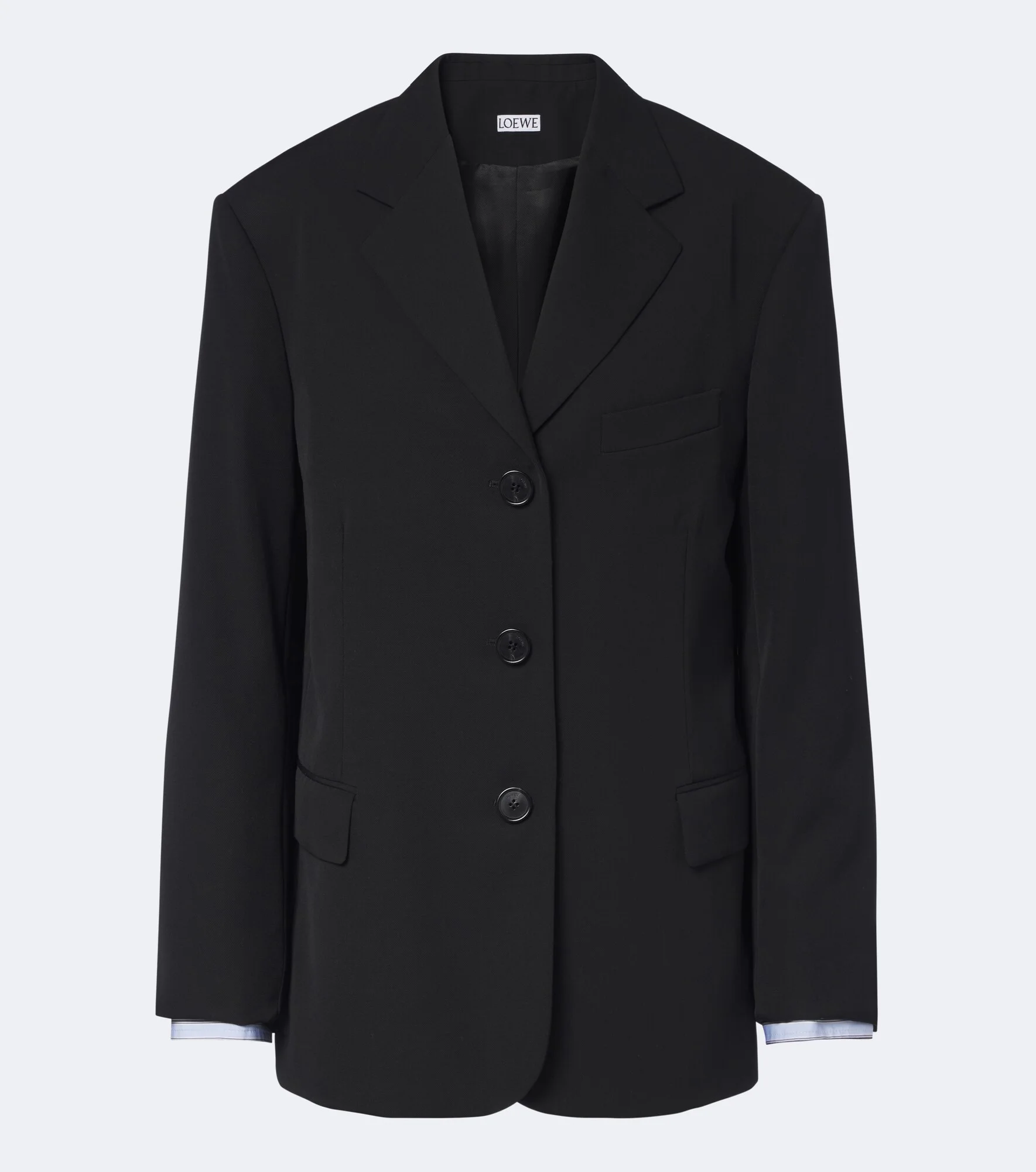 Double L wool blazer - 1