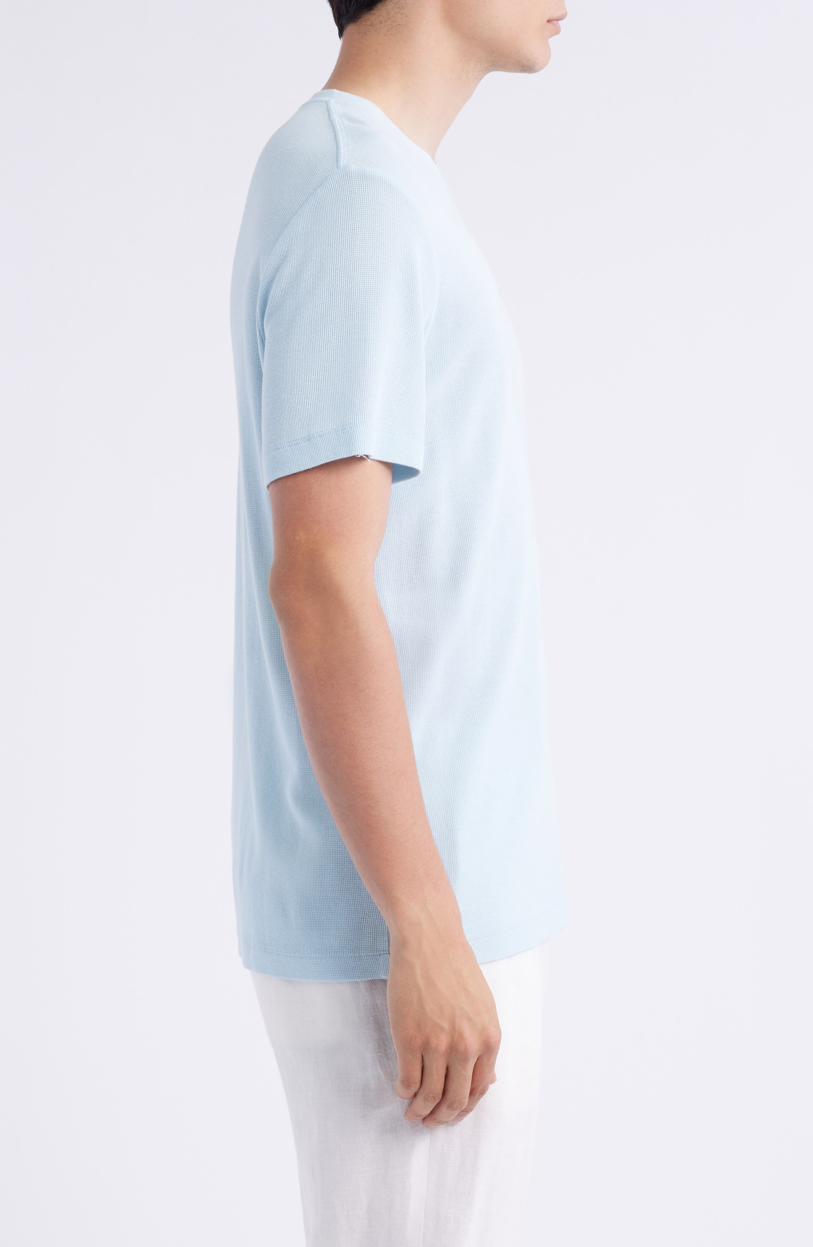 NN07 Clive Cotton Blend T-Shirt in Winter Sky at Nordstrom - 3