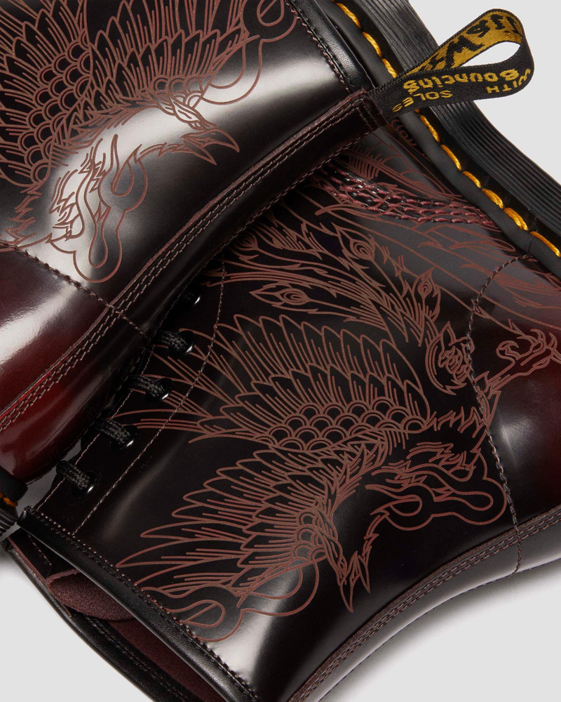 1460 PHOENIX Arcadia Rub Off Leather Boots 4