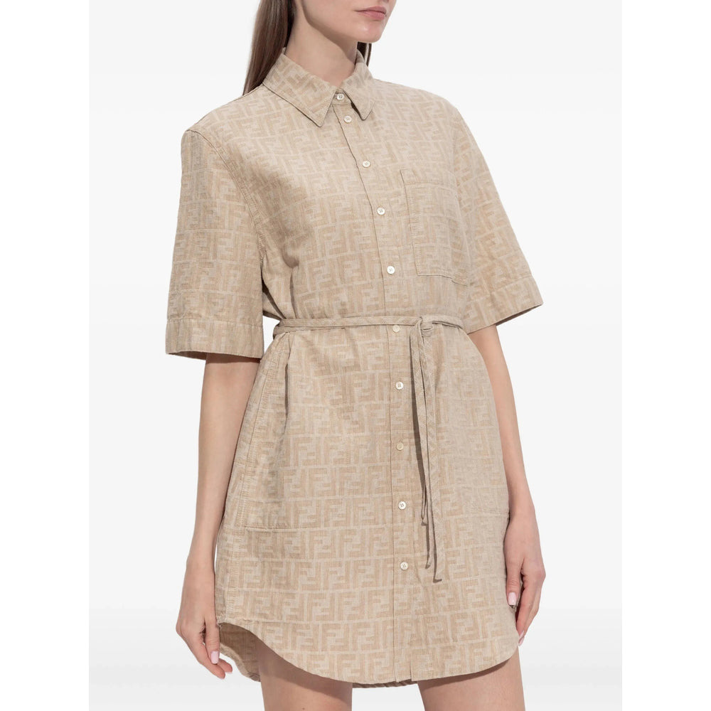 Fendi Neutrals Dresses - Day Dresses Women - 3