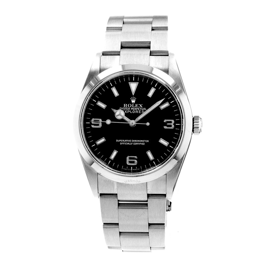 Pre-owned Rolex Explorer Automatic Chronometer Black Dial Men's Watch 114270 BKSO - 4