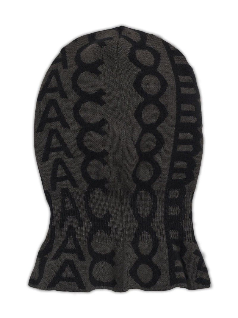 monogram-pattern balaclava - 2