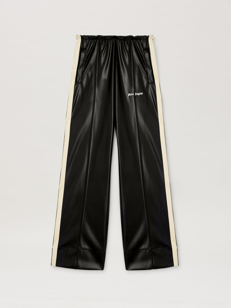 Leather Effect Track Pants 1