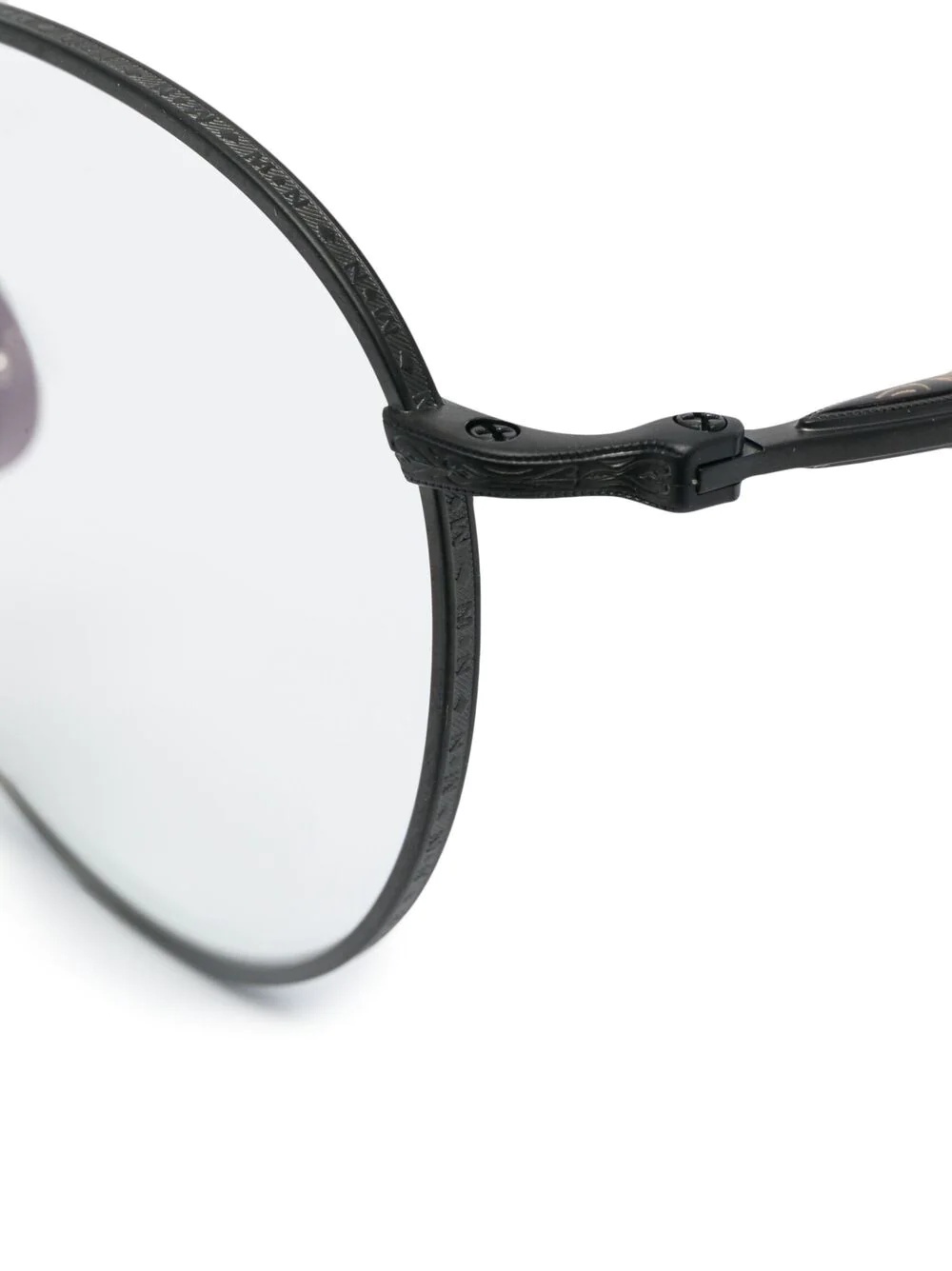 oval-frame glasses - 3