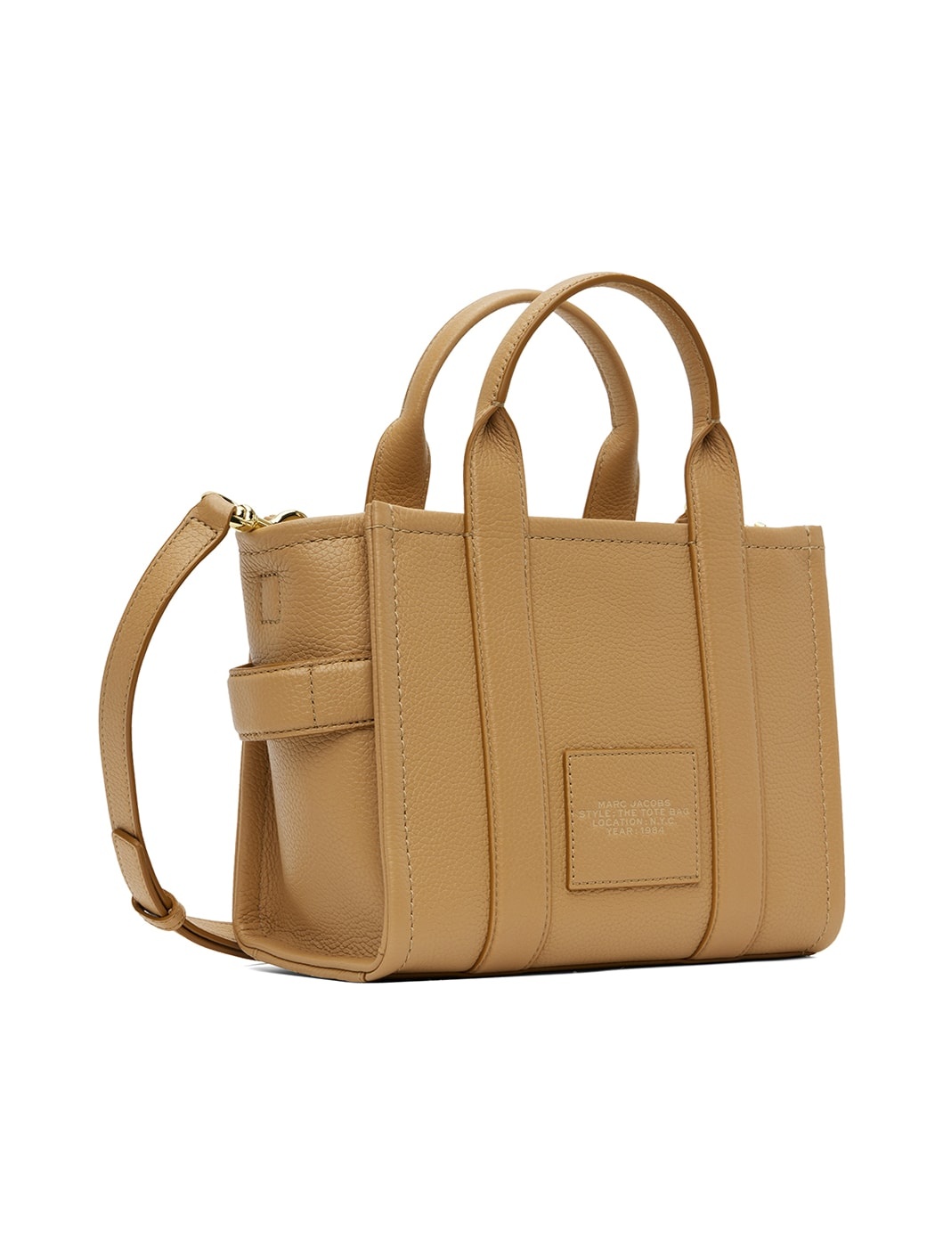 Beige 'The Leather Small' Tote - 3