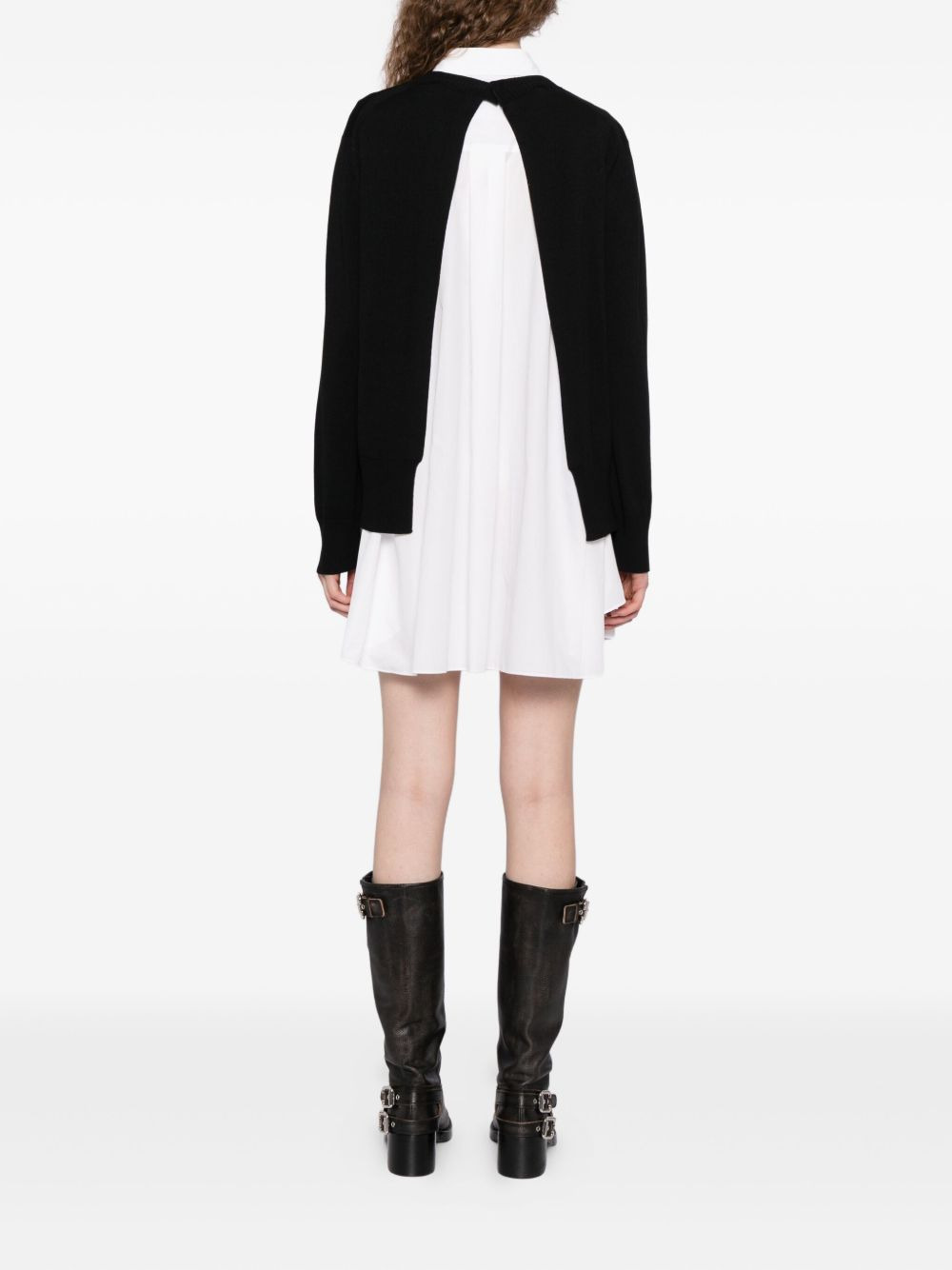 classic collar shirt dress - 4