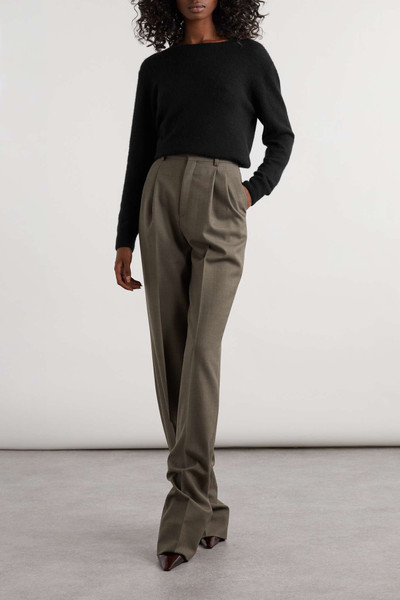 SAINT LAURENT Cashmere and silk-blend sweater outlook