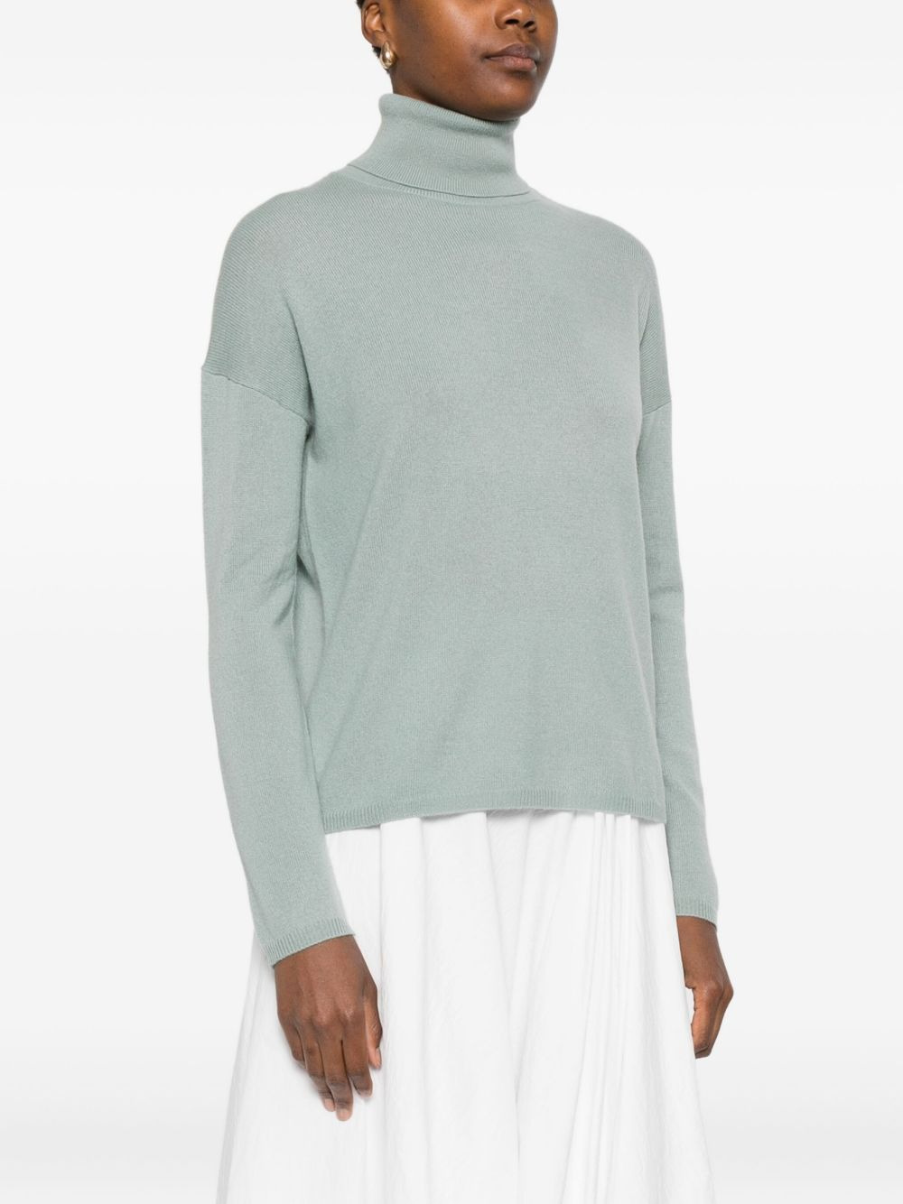 turtleneck long-sleeve sweater - 3