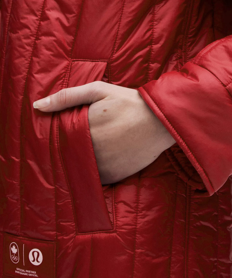 Team Canada Women's Nylon Taffeta Insulated Shacket *COC Logo 5