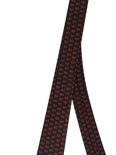 FENDI printed silk tie outlook