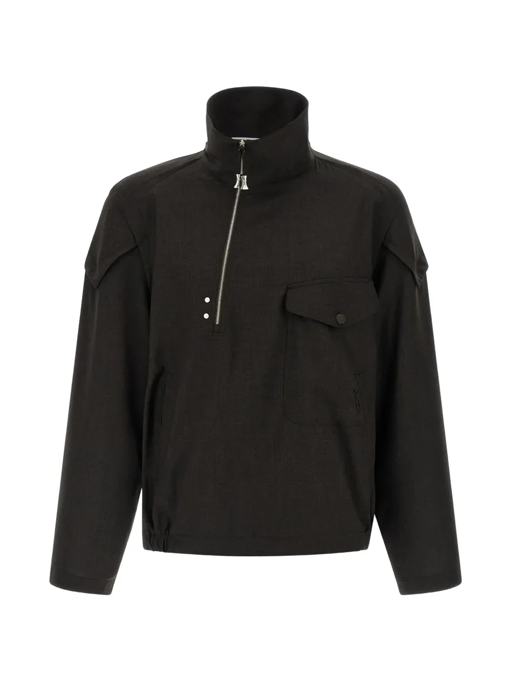 FARKAS PULLOVER JACKET - UMBER BROWN - 1