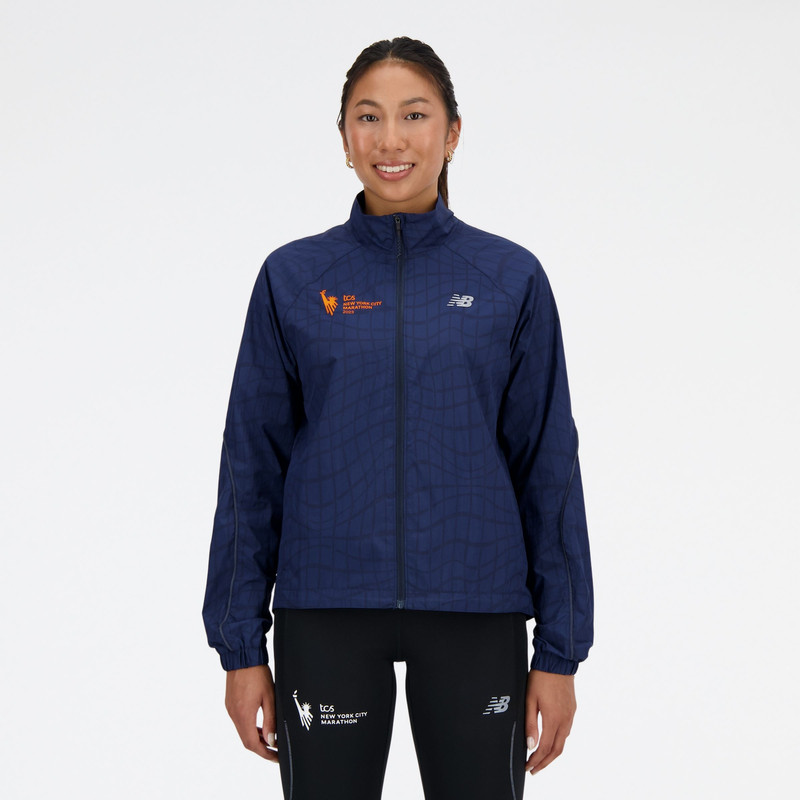 NYC Marathon Printed Impact Run Light Pack Jacket 1