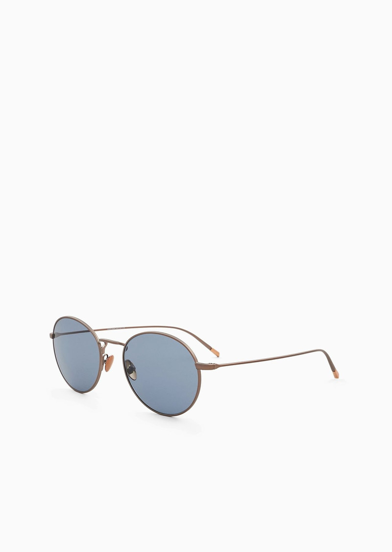 GIORGIO ARMANI Unisex Panto sunglasses outlook