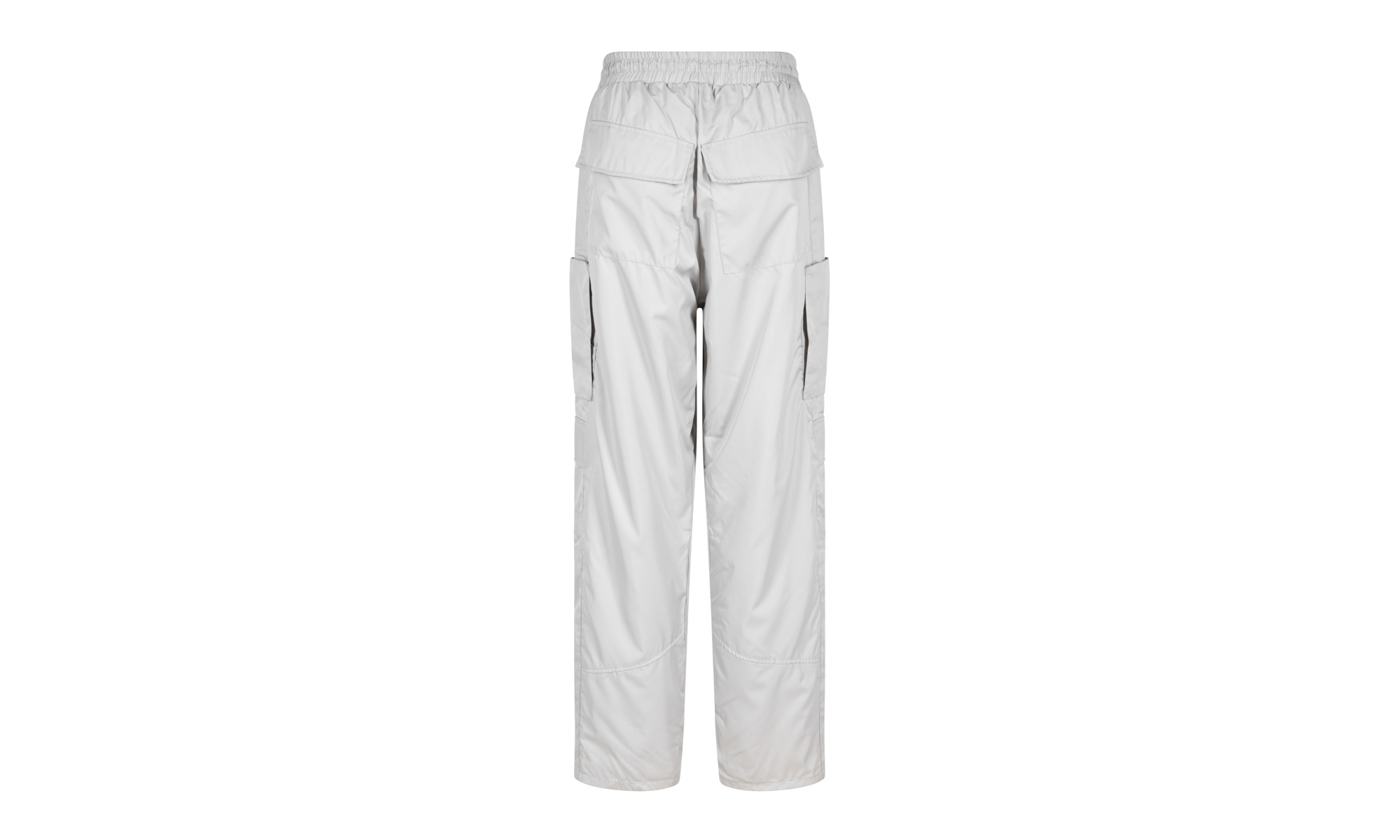 Creme Rhose Polyester Relax Fit Cargo Pants - 3