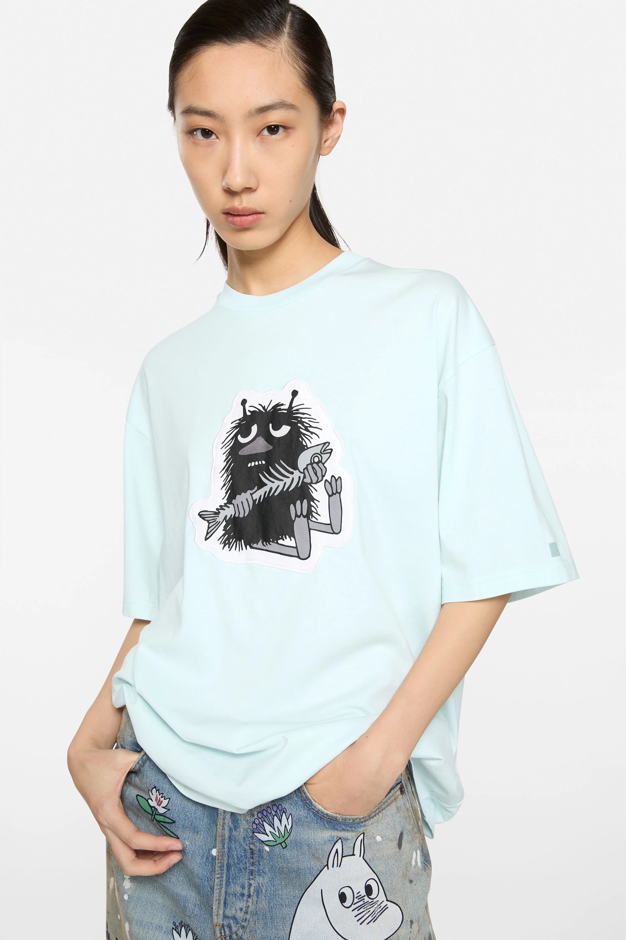 T-shirt Acne Studios x Moomin - Pale blue - 4