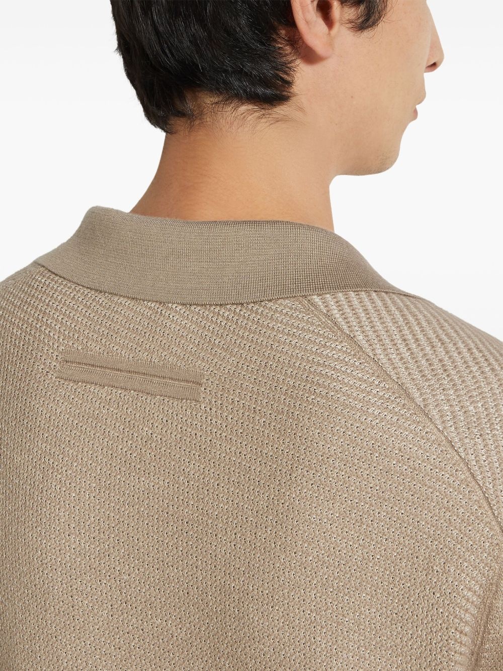 knitted polo shirt - 4