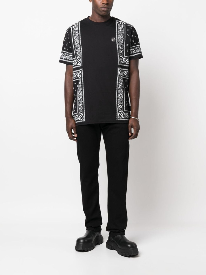 PHILIPP PLEIN paisley-print 티셔츠 outlook