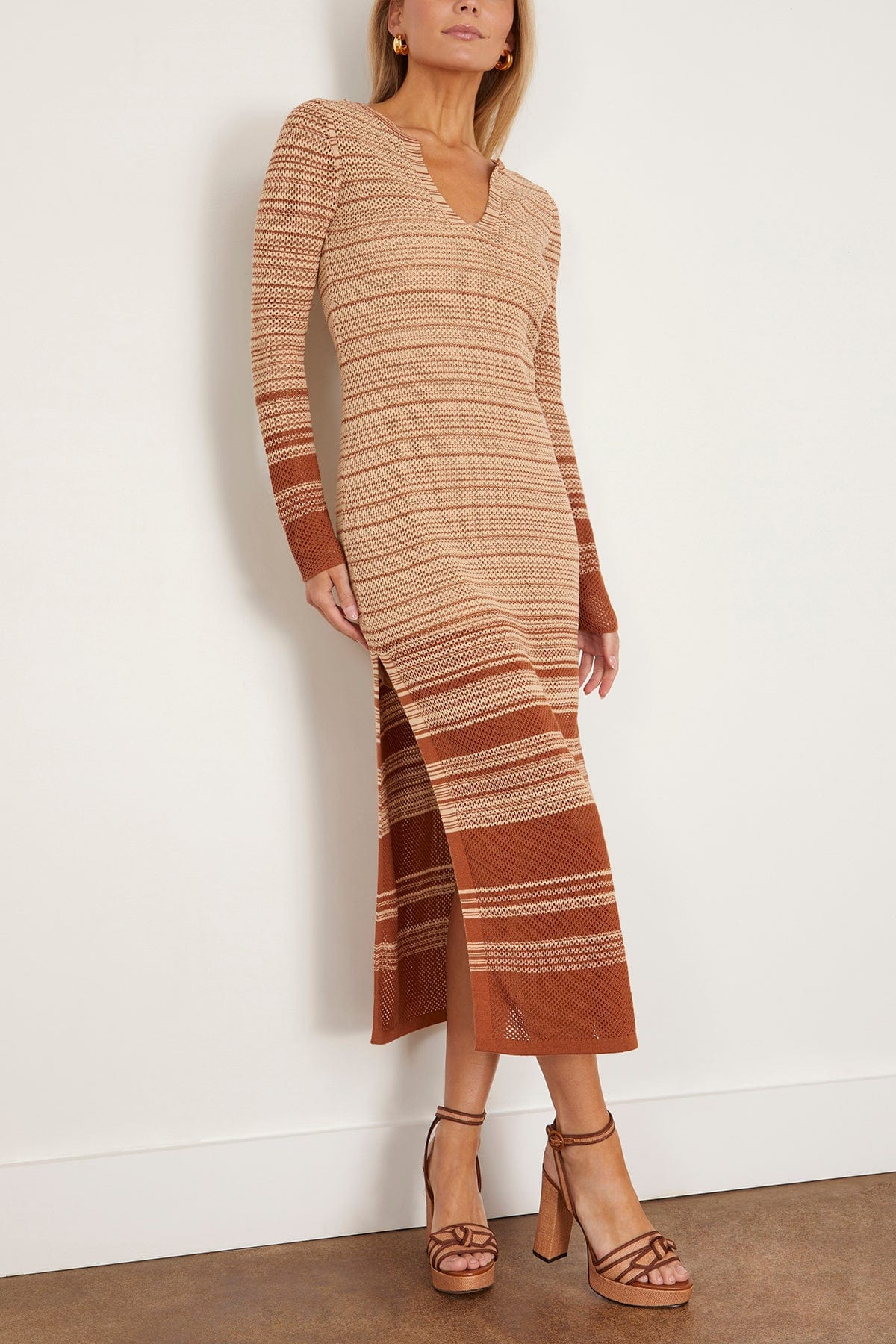 Elly Dress in Biscuit - 3