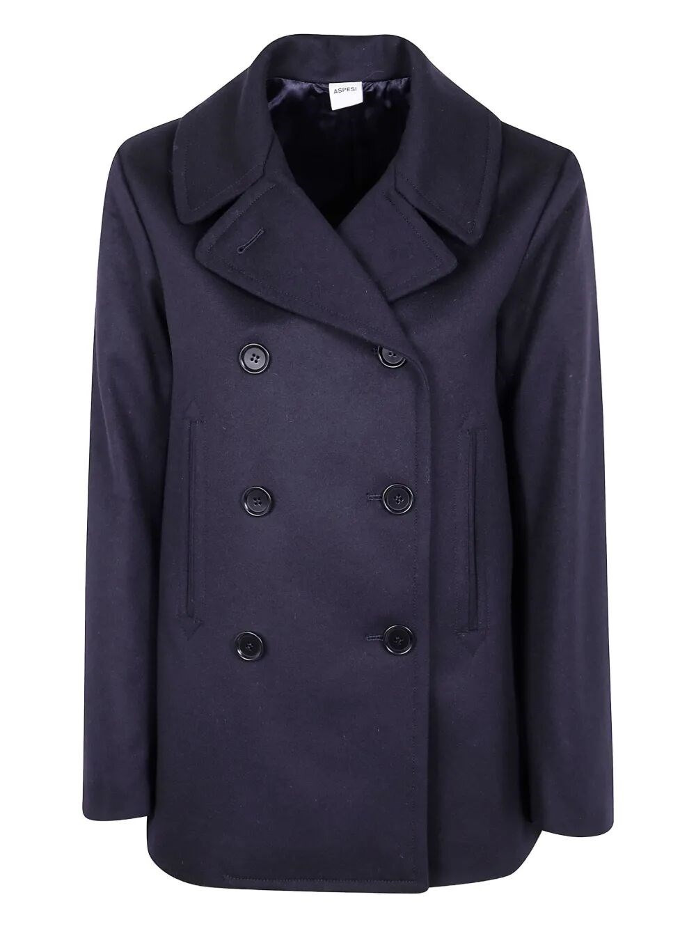 The MOD.1245 Peacot from ASPESI is a distinguished coat designed for the modern man. Crafted from hi - 1