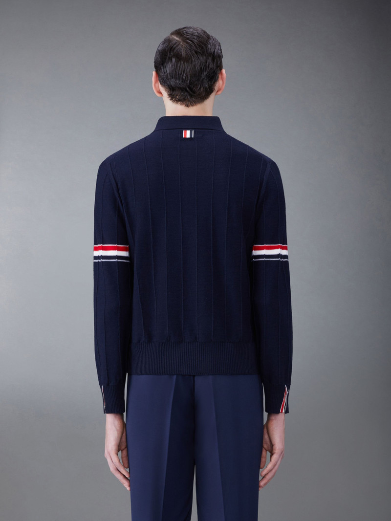 Thom Browne Wool Relaxed Armband Polo outlook