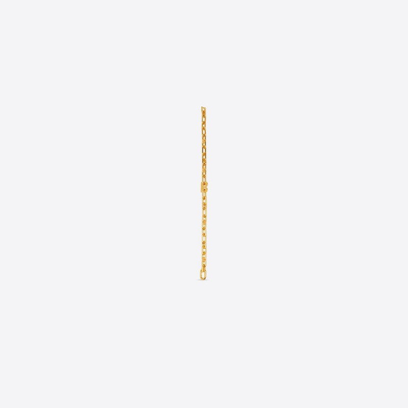 BALENCIAGA B Chain Thin Necklace in Gold outlook