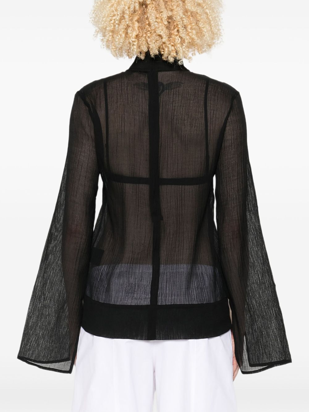 high-neck embellished top - 4