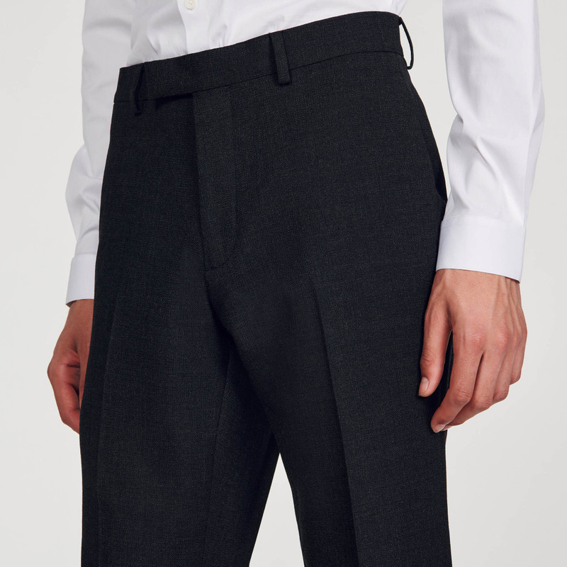 WOOL SUIT TROUSERS 4