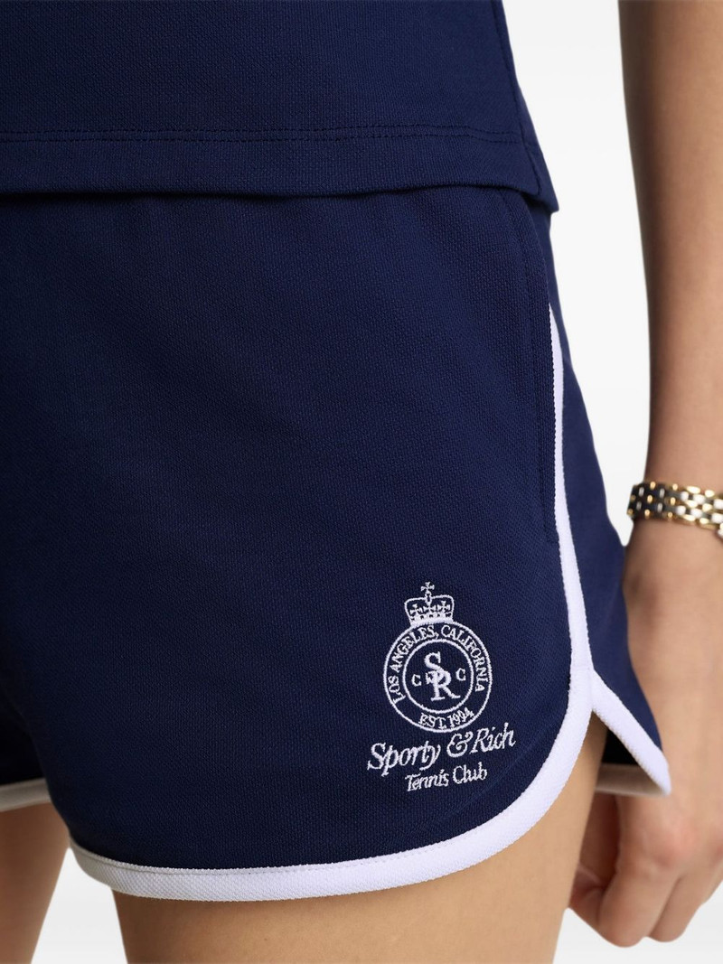 logo-embroidered shorts 4