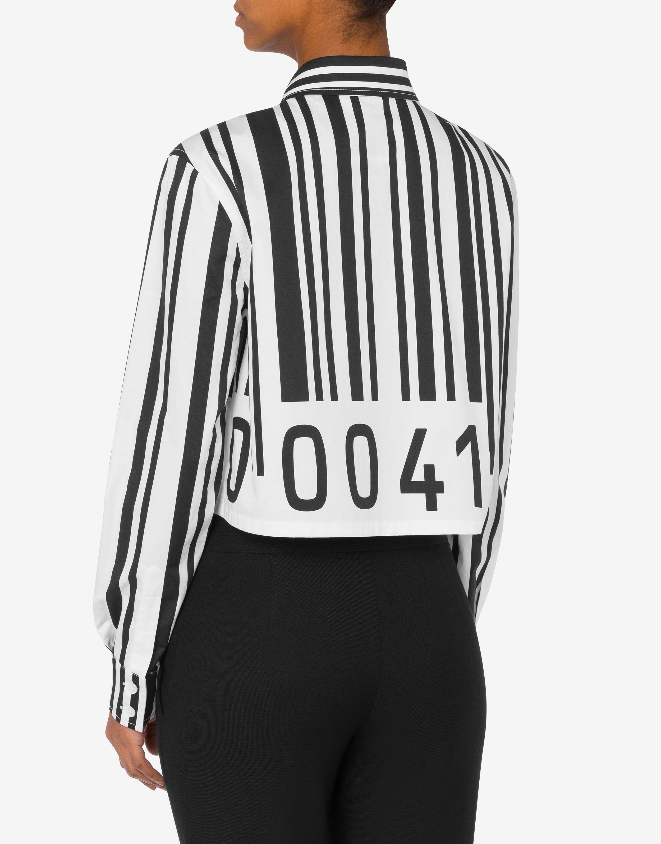 SHIRT WITH BARCODE PRINT - 3