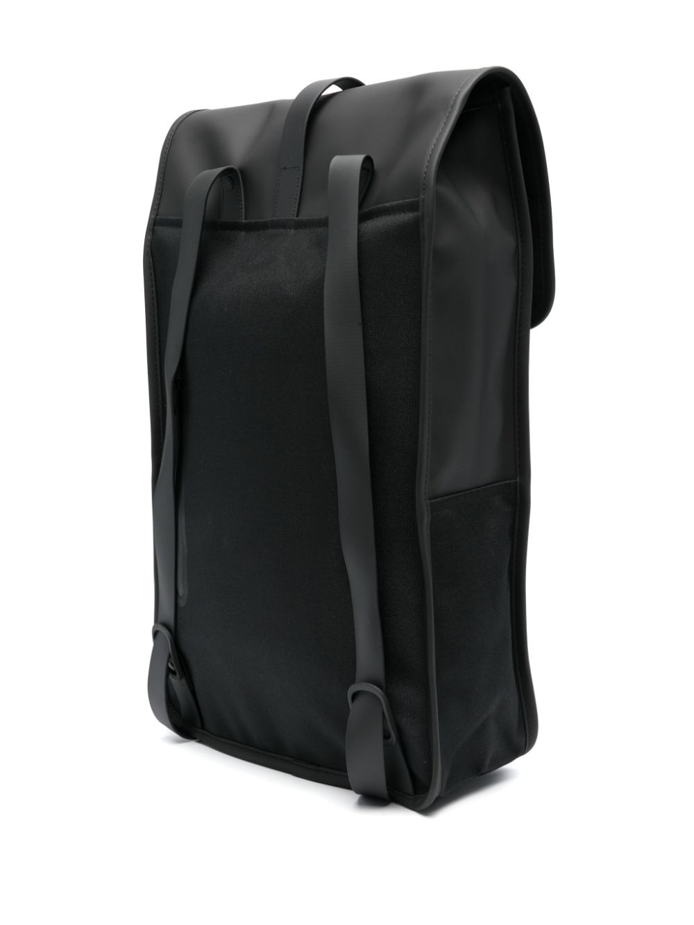 logo-engraved foldover-top backpack - 3