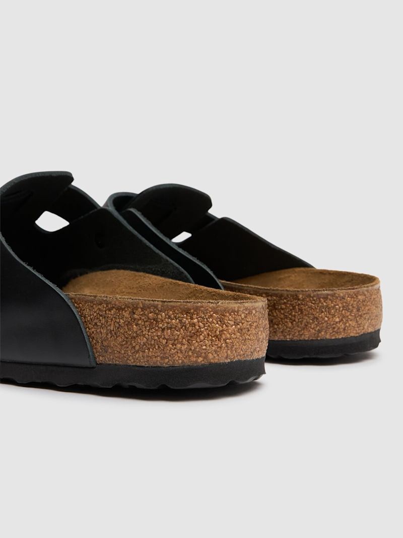 Boston natural leather mules - 3