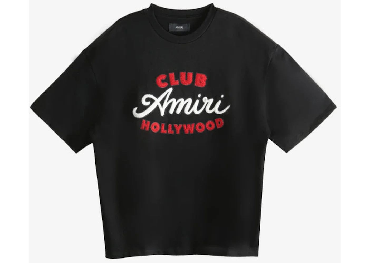 AMIRI Club Amiri Oversized T-shirt Black - 1