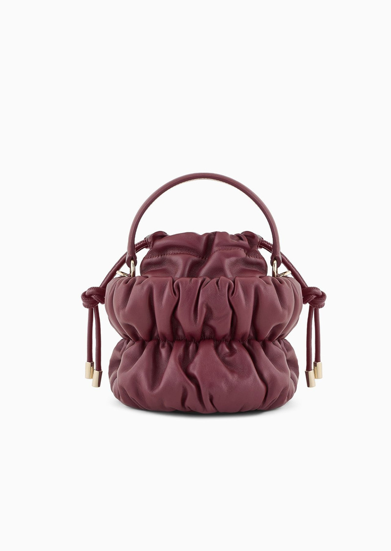 ASV small nappa leather bucket bag 3