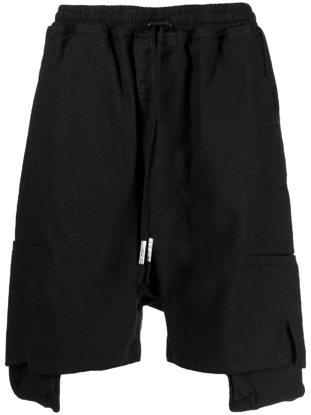 drawstring track shorts - 1