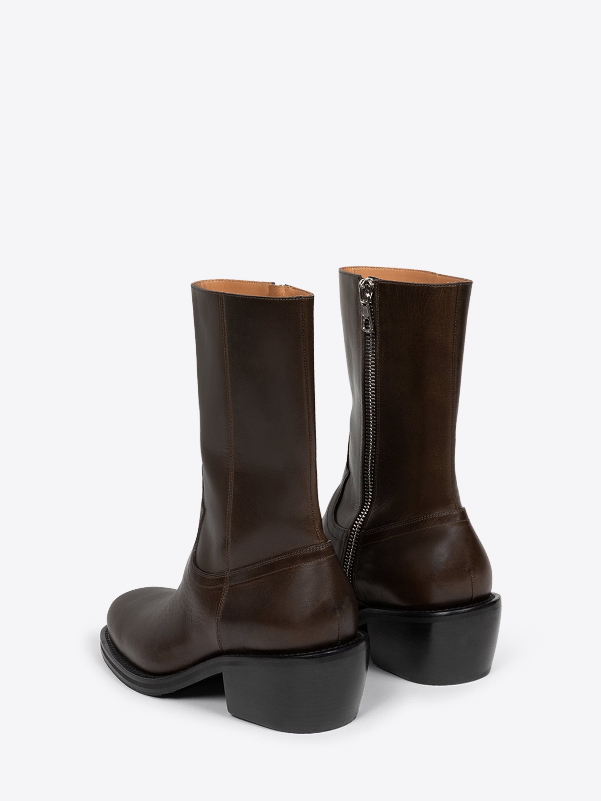 HIGH LEATHER BOOTS - 4