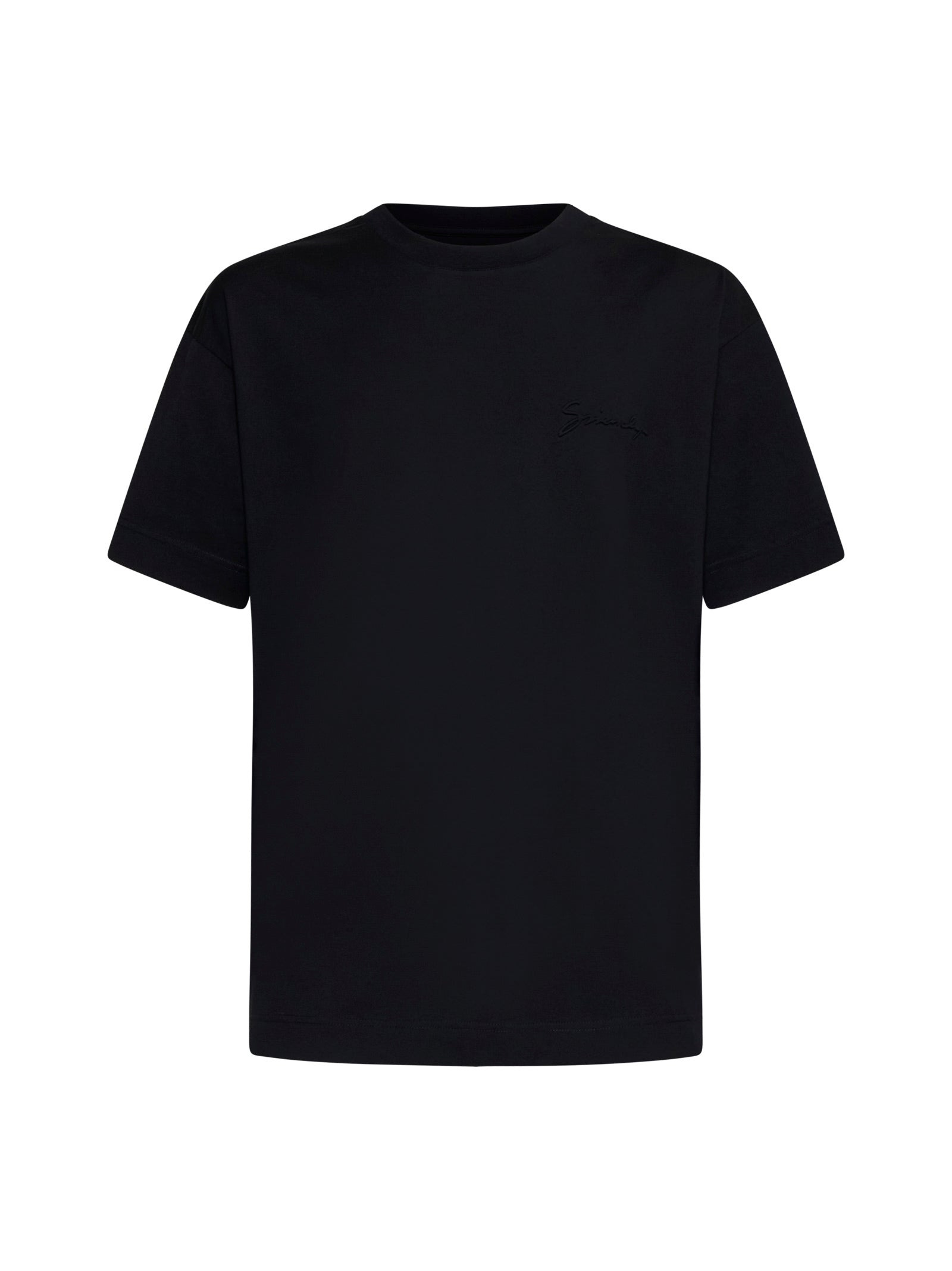 Givenchy Men Black Signature T-Shirt - 1