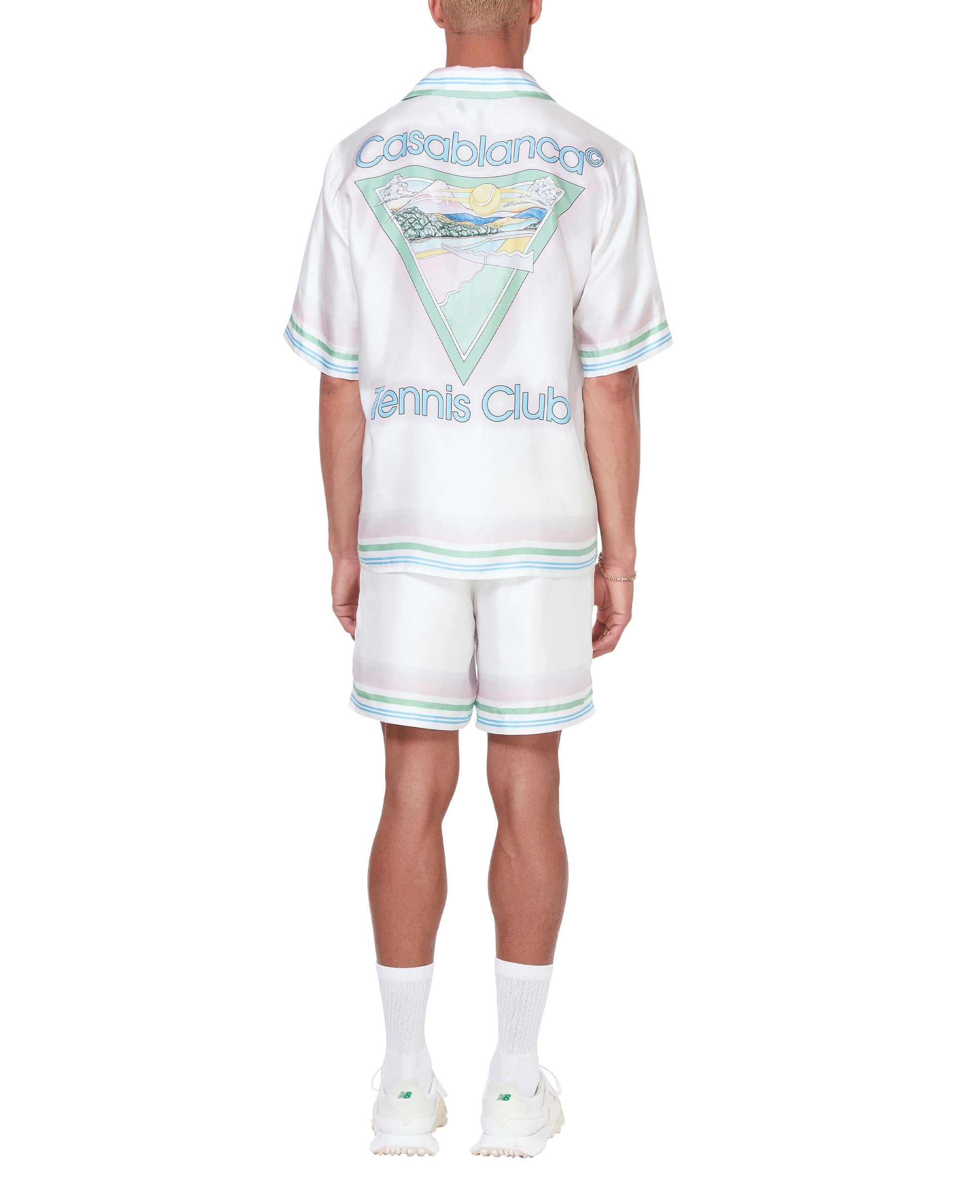 Casablanca Tennis Club Icon Silk Shirt - 4