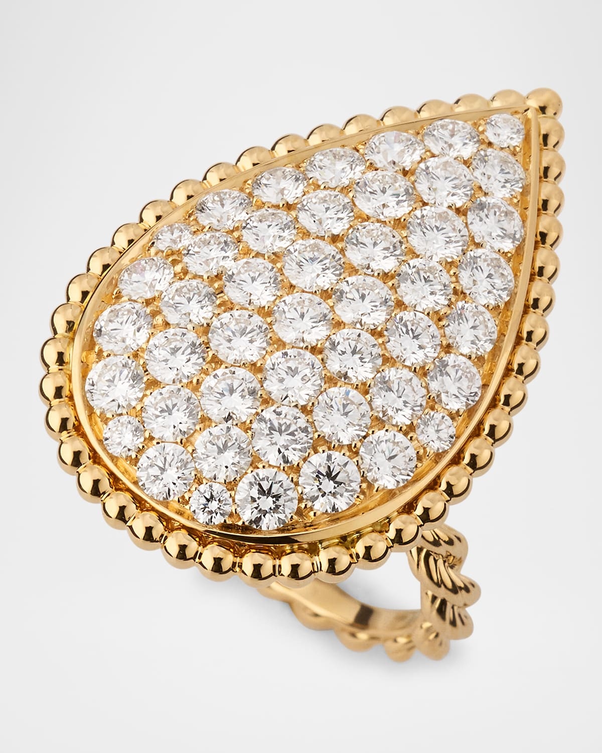 Serpent Boheme XL 18K Yellow Gold Diamond Ring - 3