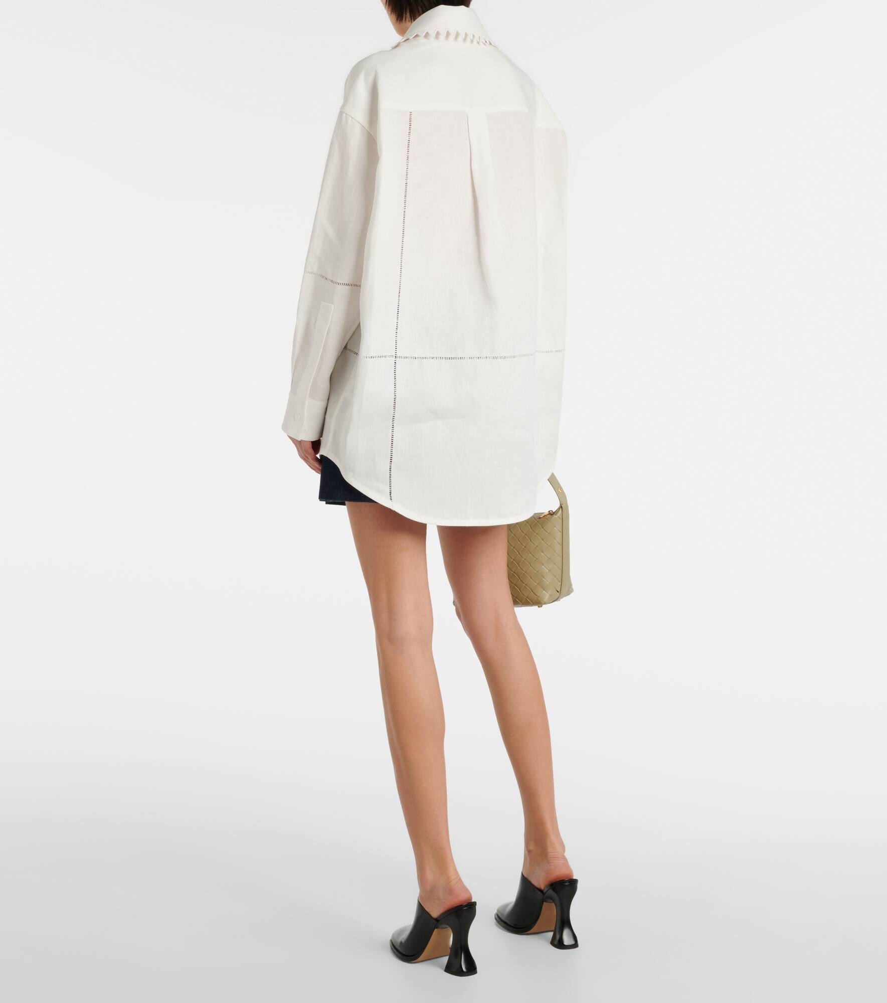 Oversized linen shirt - 3