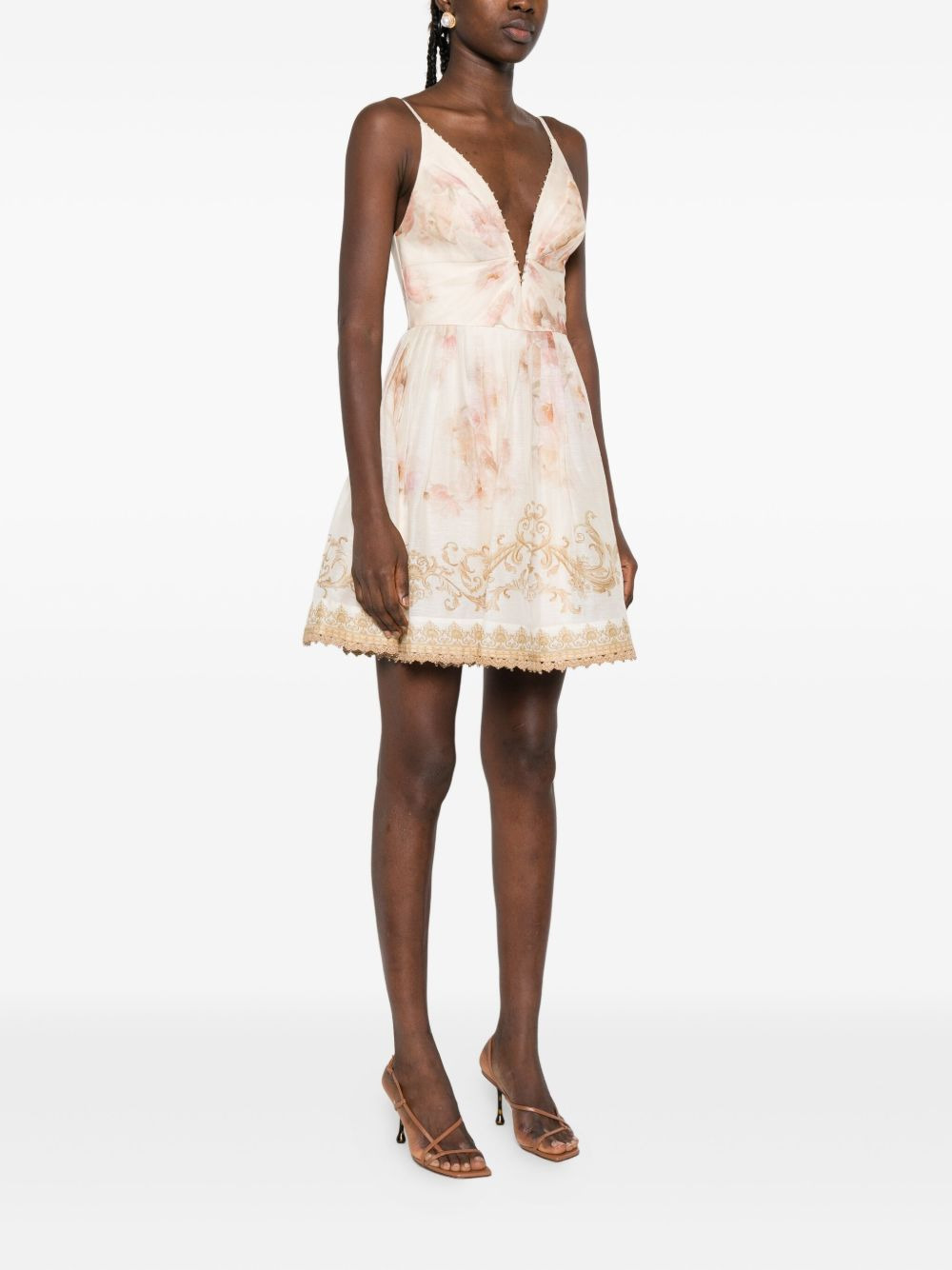 Hypnotic trimmed mini dress - 3