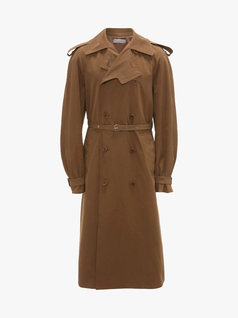 COTTON DRILL TRENCH COAT 1