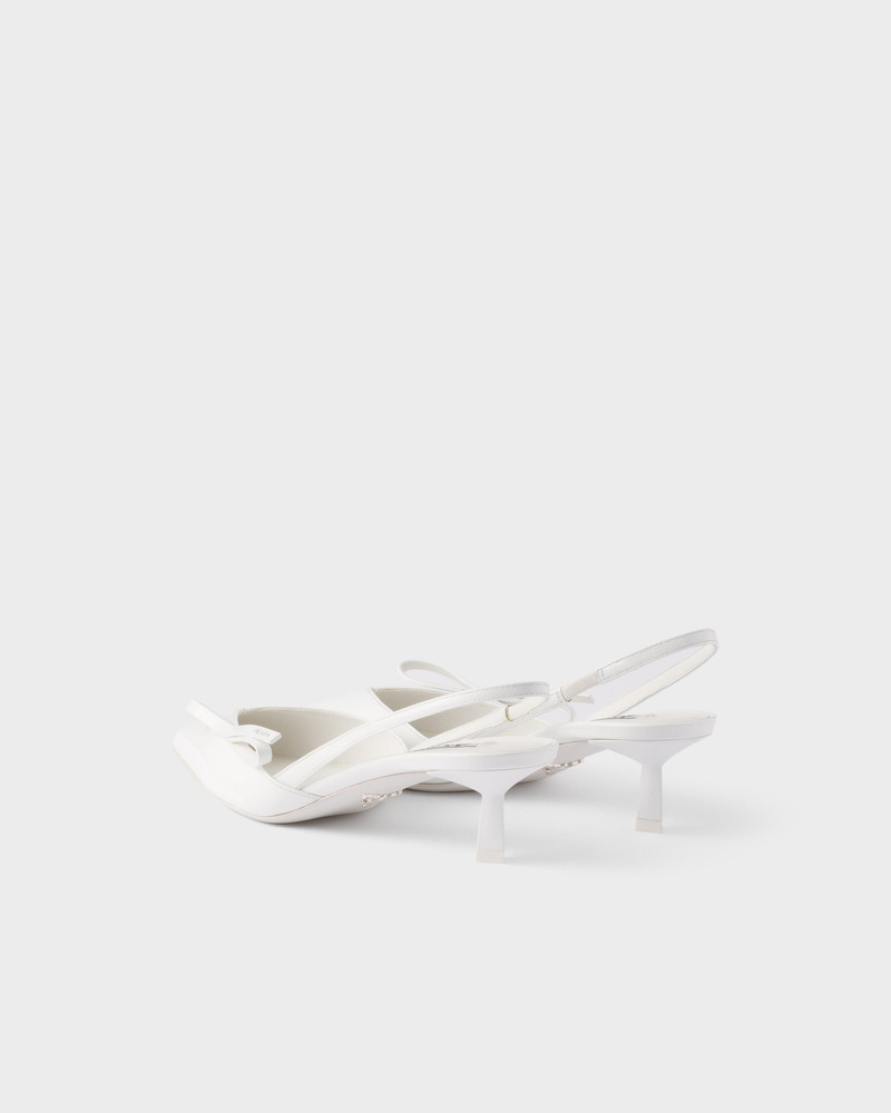 Patent leather slingback pumps 4