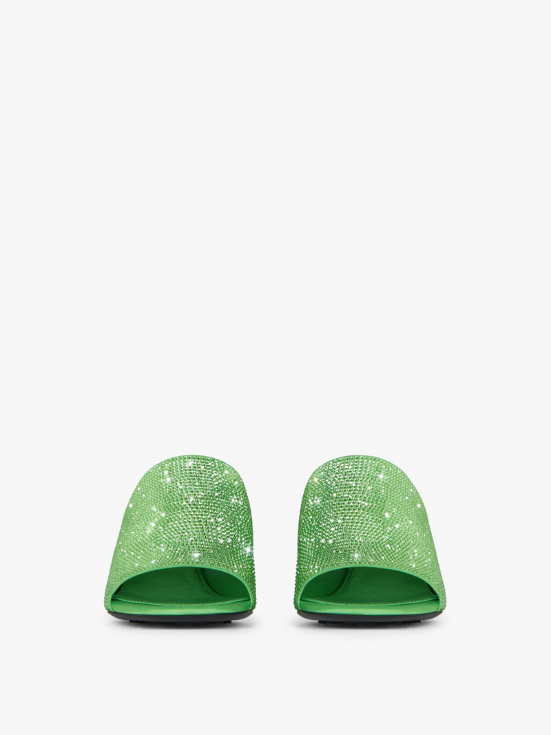 Givenchy G CUBE MULES IN SATIN WITH STRASS outlook