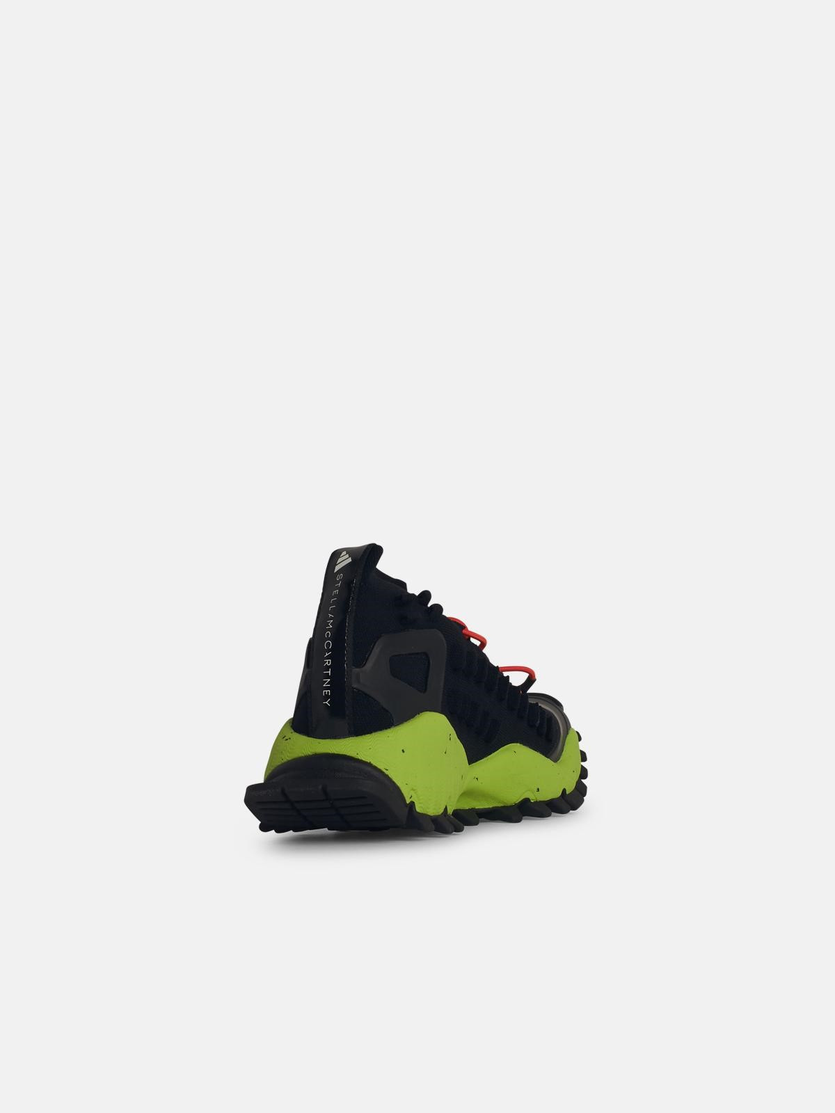 'SEEULATER 2' BLACK SYNTHETIC FABRIC SNEAKERS - 3