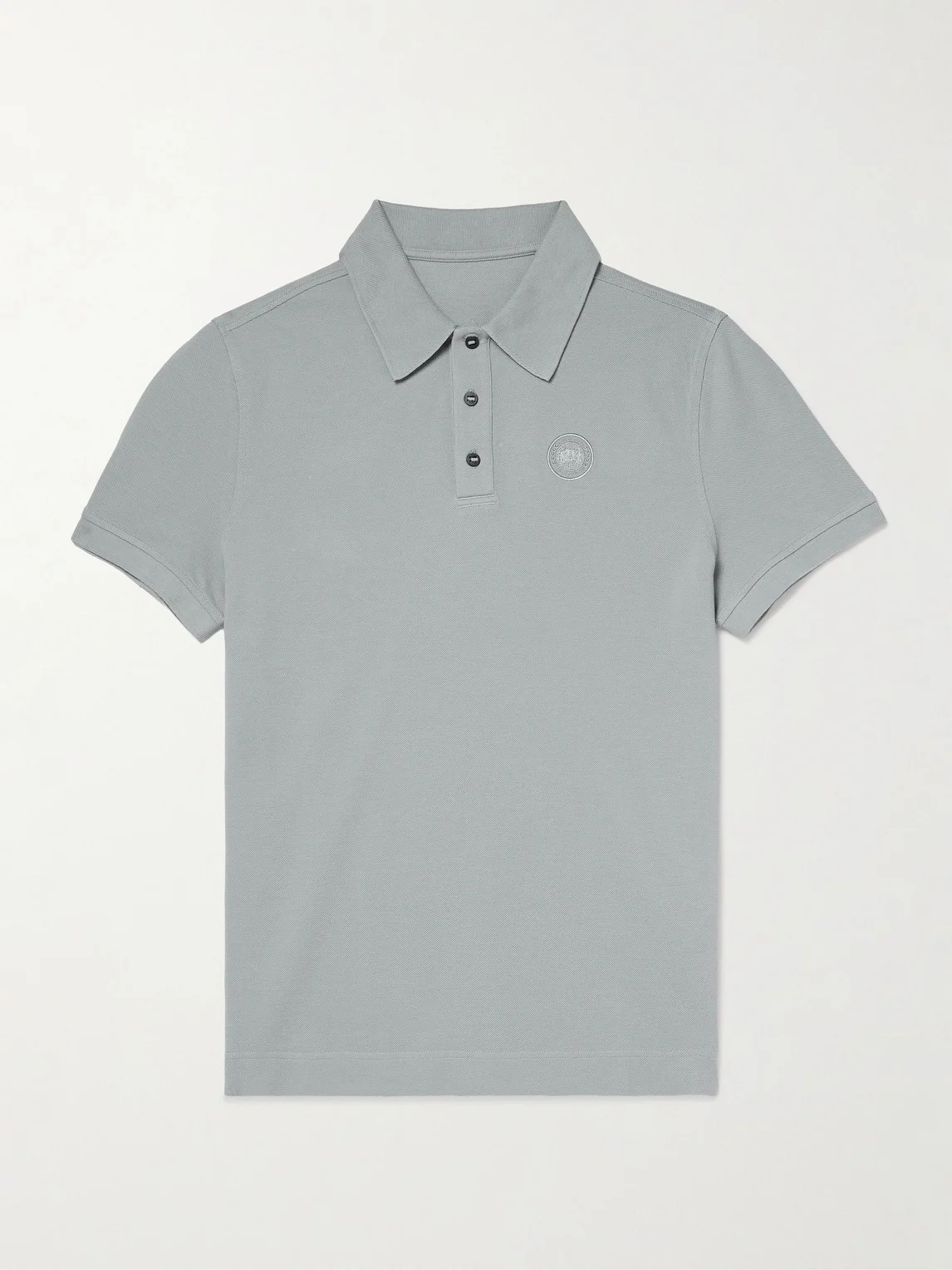 Beckley Logo-Appliquéd Paneled Cotton-Piqué Polo Shirt - 1