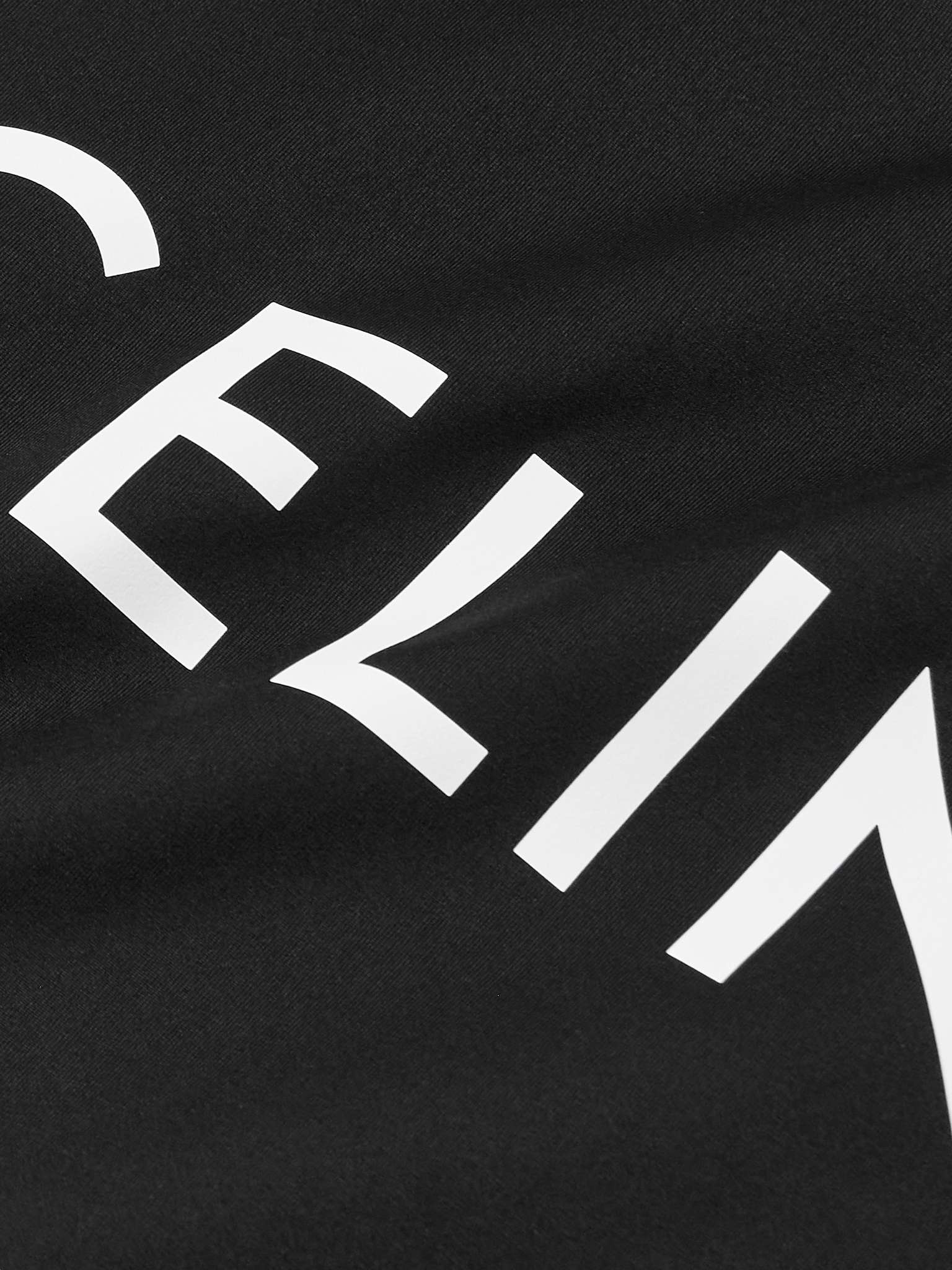 【大人気★】*CELINE* Surf ロゴ ストレッチ ジャージー Tシャツ CELINE Surf Logo-Print Stretch-Jersey T-Shirt | mrporter