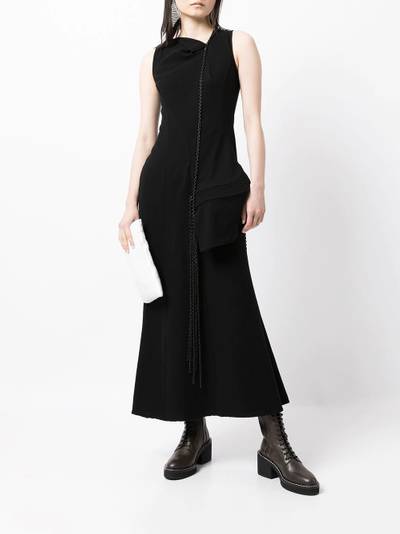 Yohji Yamamoto chain lace-up dress outlook