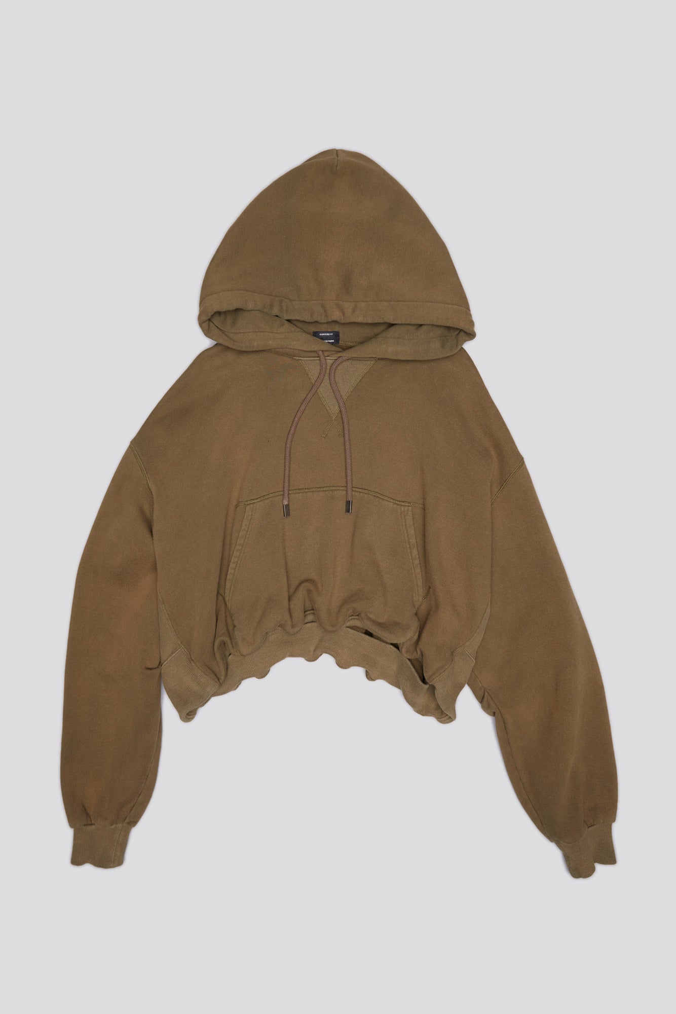 BALLOON POPOVER HOODIE - DARK OLIVE - 1